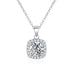 Vixonna Women's Moissanite Pendant Necklace 925 Silver D Color VVS1