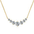 Vixonna Women's Moissanite Pendant Necklace 925 Silver D Color VVS1
