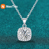 Vixonna Women's Moissanite Pendant Necklace 925 Silver D Color VVS1