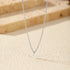 Vixonna Women's Moissanite Pendant Necklace 925 Silver D Color VVS1 Round