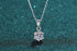 Vixonna Women's Moissanite Pendant Necklace Solitaire
