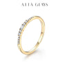 Vixonna Women's Moissanite Ring 925 Silver D Color VVS1