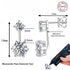 Vixonna Women's Moissanite Stud Earrings 2.6cttw 925 Silver D Color VVS1