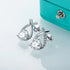Vixonna Women's Moissanite Stud Earrings 4ct 925 Silver D Color