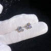 Vixonna Women's Moissanite Stud Earrings 925 Silver D Color VVS1