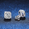 Vixonna Women's Moissanite Stud Earrings 925 Silver D Color VVS1
