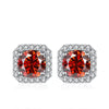 Vixonna Women's Moissanite Stud Earrings 925 Silver D Color VVS1