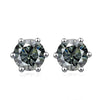 Vixonna Women's Moissanite Stud Earrings 925 Silver D Color VVS1