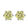 Vixonna Women's Moissanite Stud Earrings 925 Silver D Color VVS1