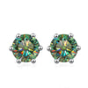 Vixonna Women's Moissanite Stud Earrings 925 Silver D Color VVS1