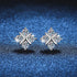 Vixonna Women's Moissanite Stud Earrings 925 Silver D Color VVS1