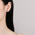 Vixonna Women's Moissanite Stud Earrings 925 Silver D Color VVS1