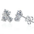 Vixonna Women's Moissanite Stud Earrings 925 Silver D Color VVS1
