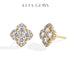 Vixonna Women's Moissanite Stud Earrings 925 Silver D Color VVS1