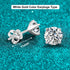 Vixonna Women's Moissanite Stud Earrings 925 Silver D Color VVS1