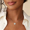 Vixonna Women's Moissanite Sunburst Pendant Necklace 925 Silver D Color VVS1