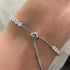 Vixonna Women's Moissanite Tennis Bracelet 925 Silver D Color VVS1 3mm