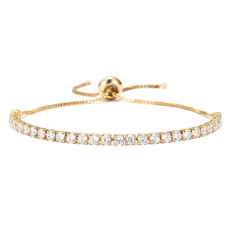 Vixonna Women's Moissanite Tennis Bracelet 925 Silver D Color VVS1 3mm