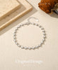 Vixonna Women's Moissanite Tennis Bracelet 925 Silver D Color VVS1 Round