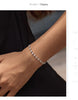 Vixonna Women's Moissanite Tennis Bracelet 925 Silver D Color VVS1 Round