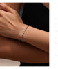 Vixonna Women's Moissanite Tennis Bracelet 925 Silver D Color VVS1 Round