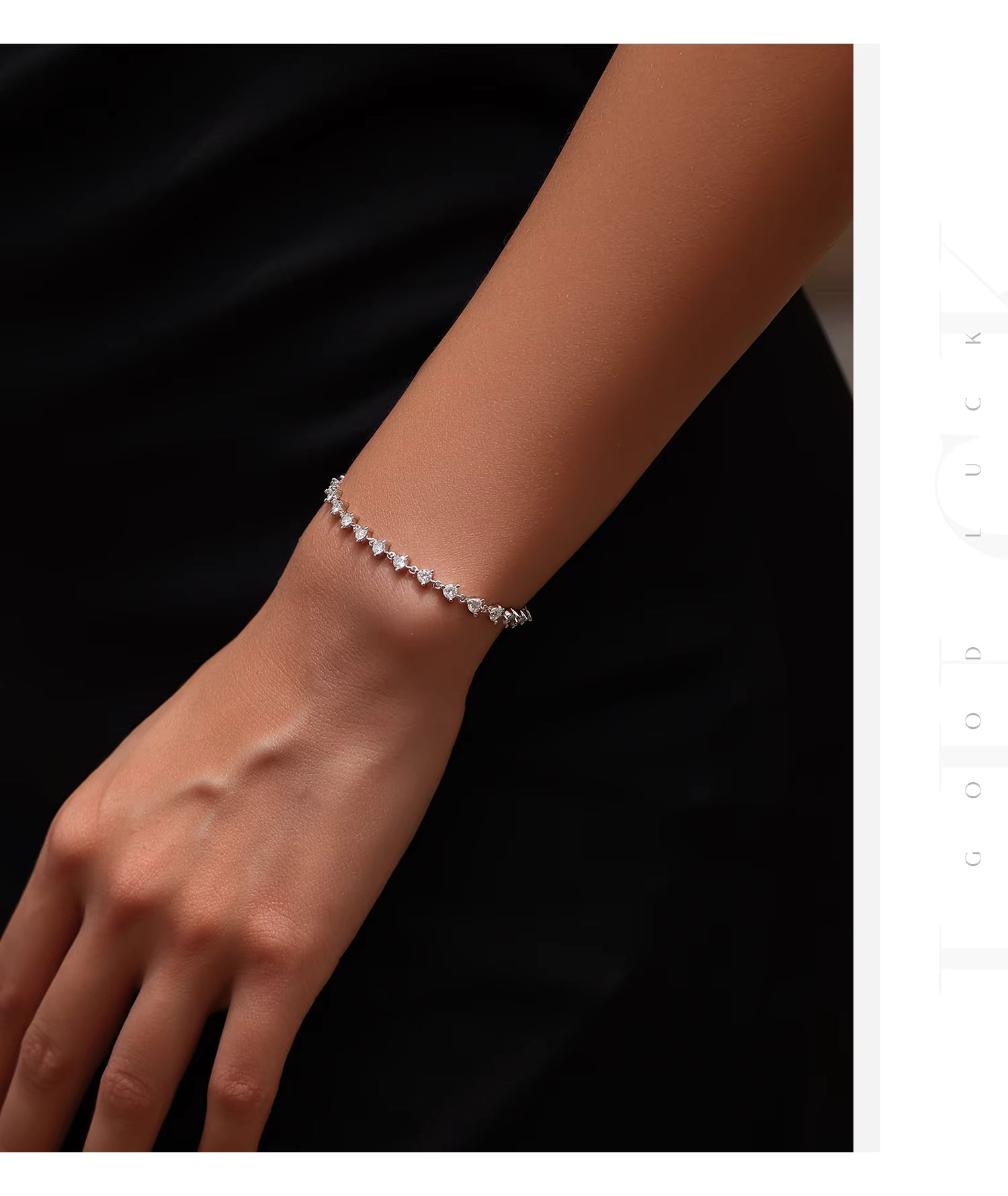 Vixonna Women's Moissanite Tennis Bracelet 925 Silver D Color VVS1 Round
