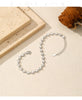 Vixonna Women's Moissanite Tennis Bracelet 925 Silver D Color VVS1 Round