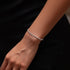 Vixonna Women's Moissanite Tennis Bracelet 925 Silver D Color VVS1 Round