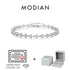 Vixonna Women's Moissanite Tennis Bracelet 925 Silver D Color VVS1 Round