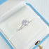 Vixonna Women's Moissanite Wedding Band Ring 925 Silver D Color VVS1