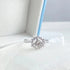 Vixonna Women's Moissanite Wedding Band Ring 925 Silver D Color VVS1