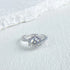 Vixonna Women's Moissanite Wedding Band Ring 925 Silver D Color VVS1
