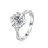 Vixonna Women's Moissanite Wedding Band Ring 925 Silver D Color VVS1
