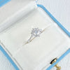 Vixonna Women's Moissanite Wedding Band Ring 925 Silver D Color VVS1