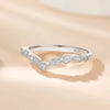 Vixonna Women's Moissanite Wedding Band Ring 925 Silver D Color VVS1