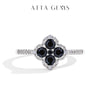 Vixonna Women's Moissanite Wedding Engagement Ring 925 Silver D Color VVS1