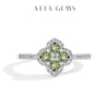 Vixonna Women's Moissanite Wedding Engagement Ring 925 Silver D Color VVS1