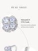 Vixonna Women's Moissanite Wedding Engagement Ring 925 Silver D Color VVS1