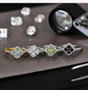 Vixonna Women's Moissanite Wedding Engagement Ring 925 Silver D Color VVS1