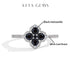 Vixonna Women's Moissanite Wedding Engagement Ring 925 Silver D Color VVS1