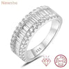 Vixonna Women's Moissanite Wedding Engagement Ring 925 Silver D Color VVS1 Round