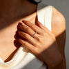 Vixonna Women's Moissanite Wedding Eternity Band Ring 925 Silver D Color