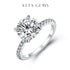 Vixonna Women's Moissanite Wedding Ring 3.0ct 925 Silver D Color