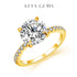 Vixonna Women's Moissanite Wedding Ring 3.0ct 925 Silver D Color