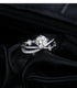 Vixonna Women's Moissanite Wedding Ring 925 Silver 1ct D Color VVS1