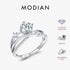 Vixonna Women's Moissanite Wedding Ring 925 Silver 1ct D Color VVS1