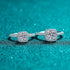 Vixonna Women's Moissanite Wedding Ring 925 Silver D Color VVS1