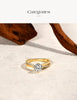 Vixonna Women's Moissanite Wedding Ring 925 Silver D Color VVS1 Four Claws