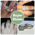 Vixonna Women's Moissanite Wedding Ring Set 925 Silver D Color VVS1 Princess