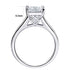 Vixonna Women's Moissanite Wedding Ring Set 925 Silver Princess Cut